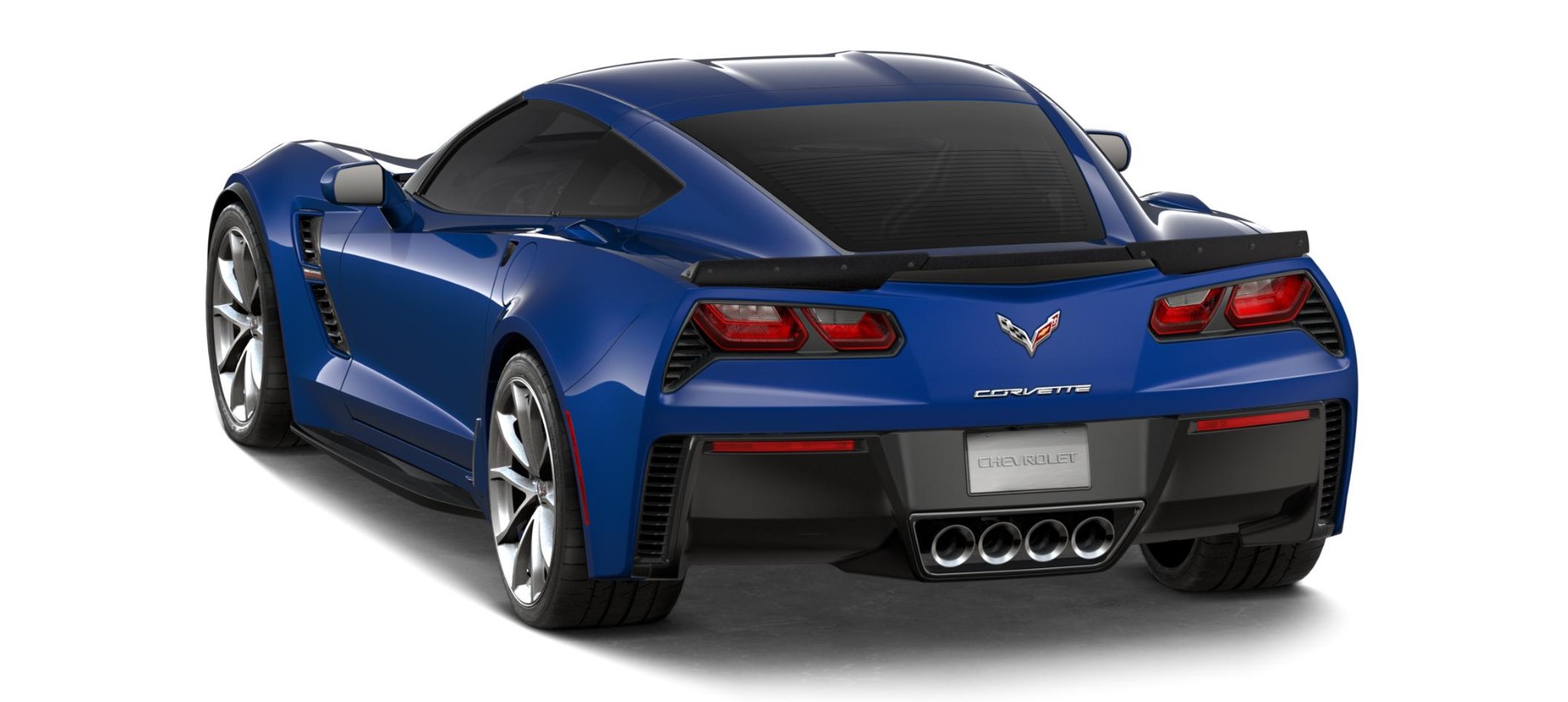 2018 Chevrolet Corvette Grand Sport Blue Rear Exterior